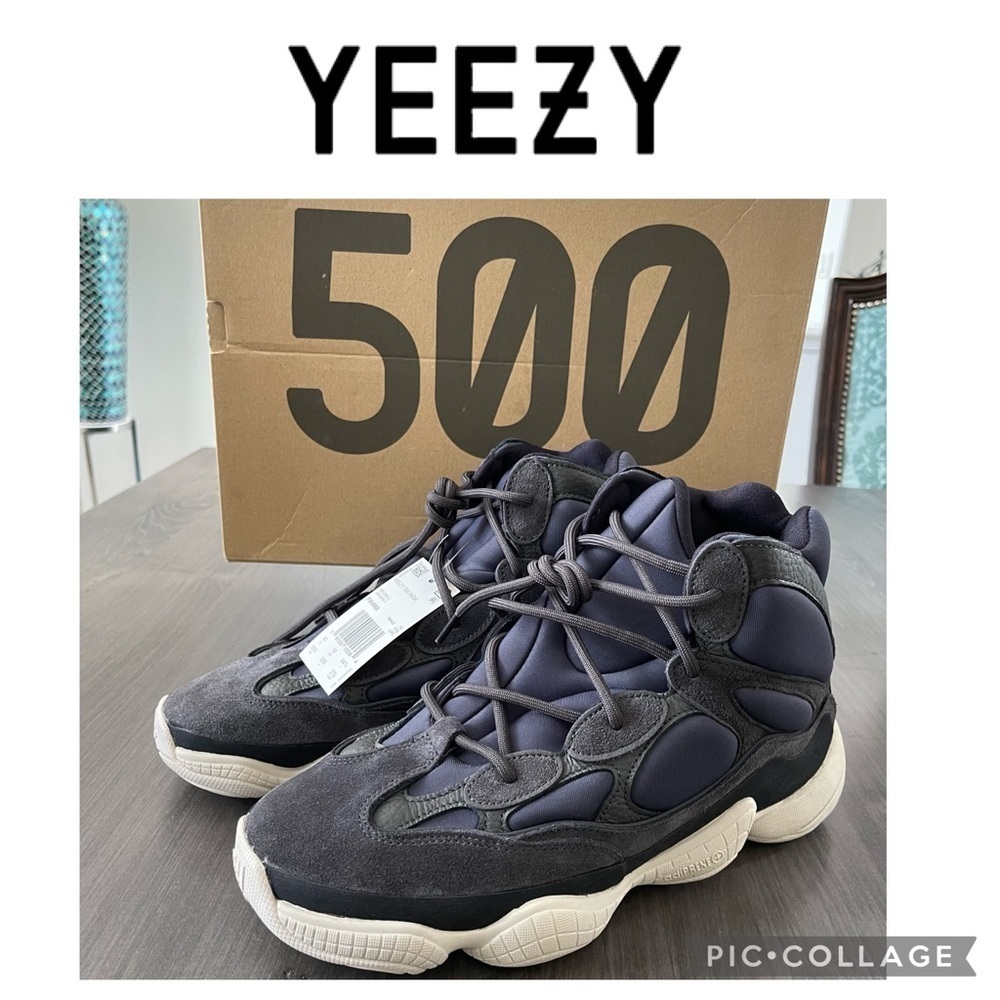 adidas men Yeezy 500 High Slate FW4968 size 10.5 NWT